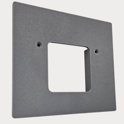 StrongJamb steel door jamb reinforcement on an entry door