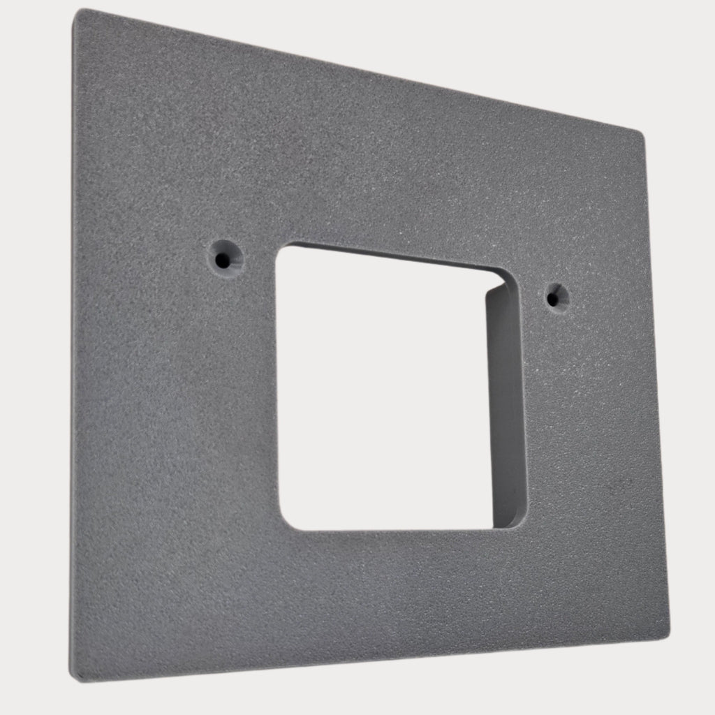 StrongJamb steel door jamb reinforcement on an entry door