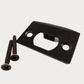 Latch decorative strike plate