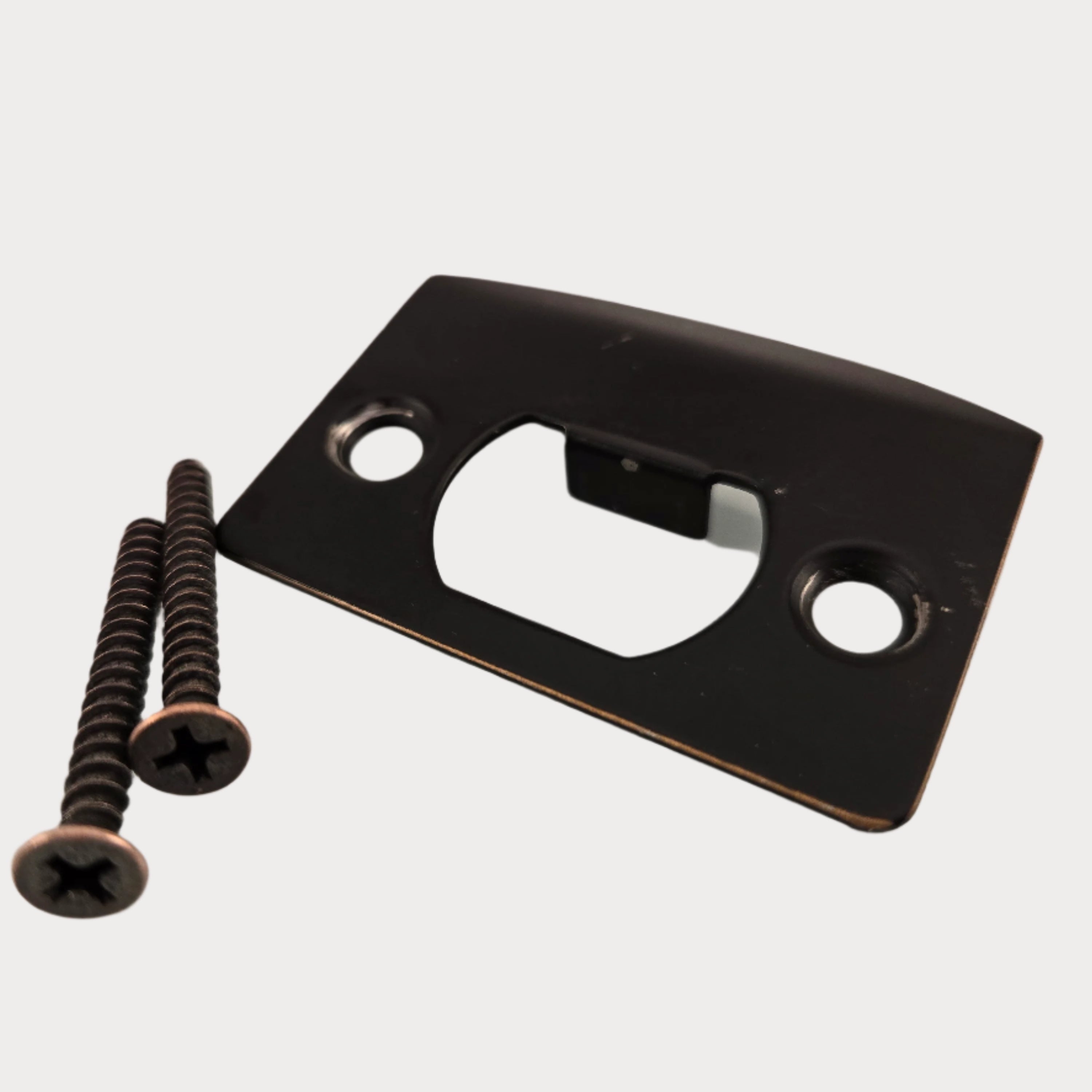 Latch decorative strike plate