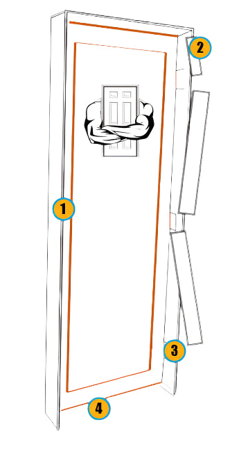 The Original StrongJamb™ System-- For Hard to fix and historical doors